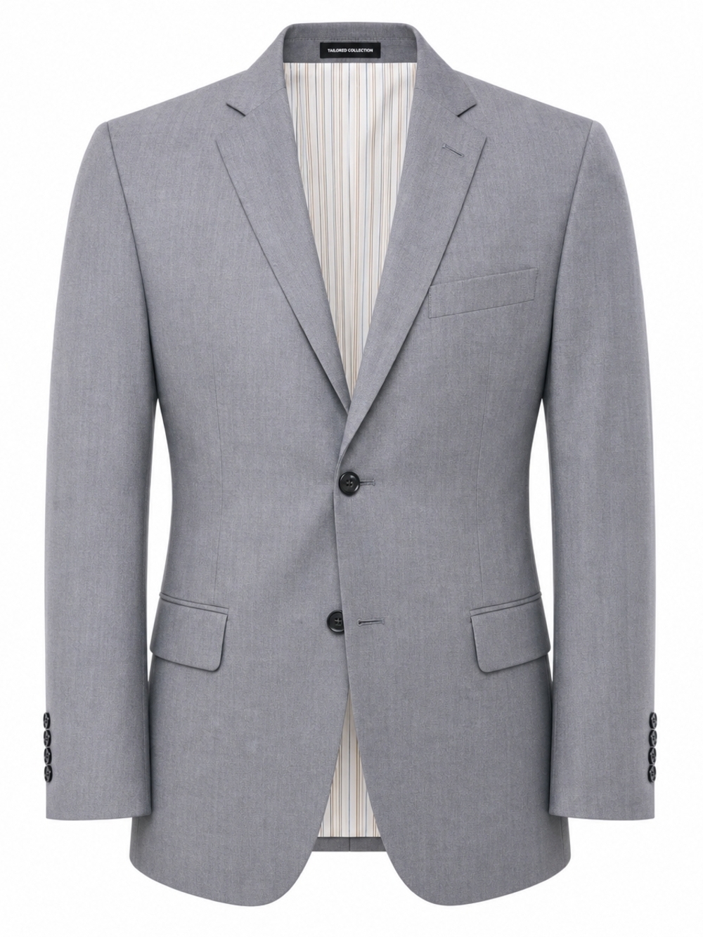Stafford Tailored Collection Gray Blazer Jacket Size 42R‎